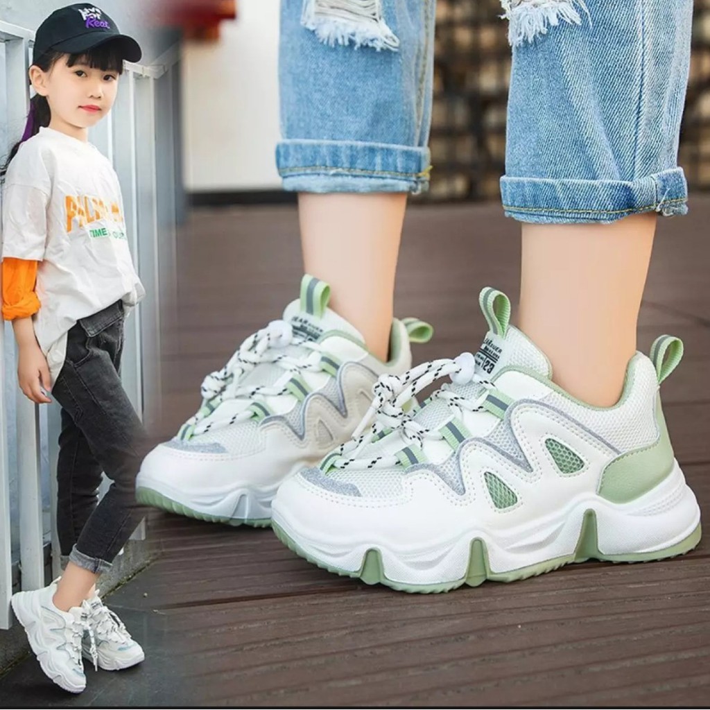 Sepatu Sneakers Anak Cowok Cewek Trendy AS128