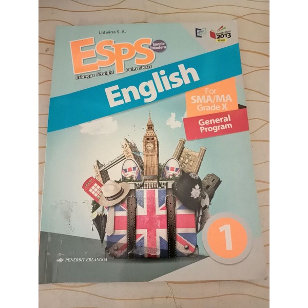 

buku ESPS Bahasa Inggris Kelas 10 SMA K13N