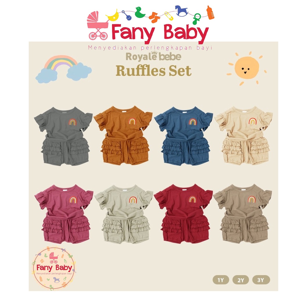 ROYALE BEBE RUFFLES SET [ 3YEARS ]