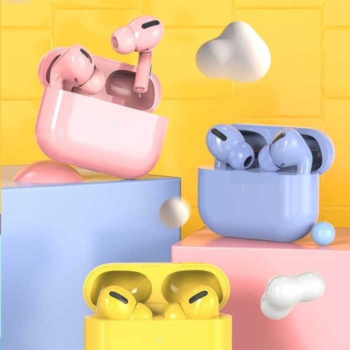 Earphone Pro GEN3 Macaron V5.0 Headset Wireless Bluetooth V5.0 Bisa ANDROID IOS Pro GEN 3 Airs Pod V5.0 Macaron Earphone TWS Wileress Bluetooth
