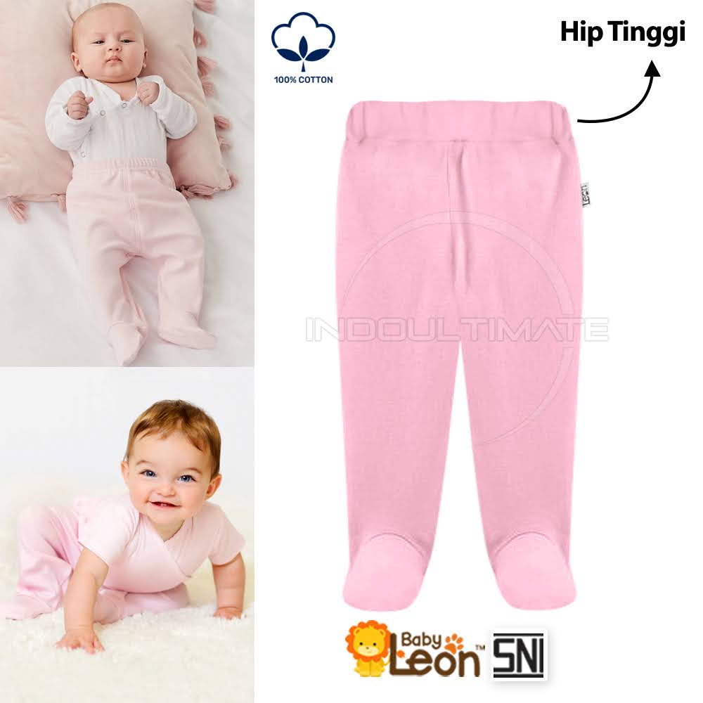 GY-P80-NB Celana Panjang Bayi Kaki Tutup BABY LEON Cotton SNI Celana Bayi Cotton Kaki Tutup Pakaian Bayi Bawahan Baju Bayi Celana Bayi newborn Celana Legging Bayi Perlengkapan Bayi Baru Lahir