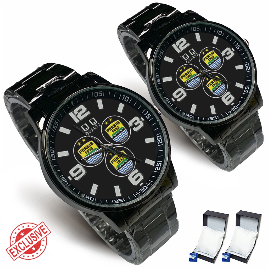 Jam Tangan Rantai Couple PERSIB - 1 (Keren)