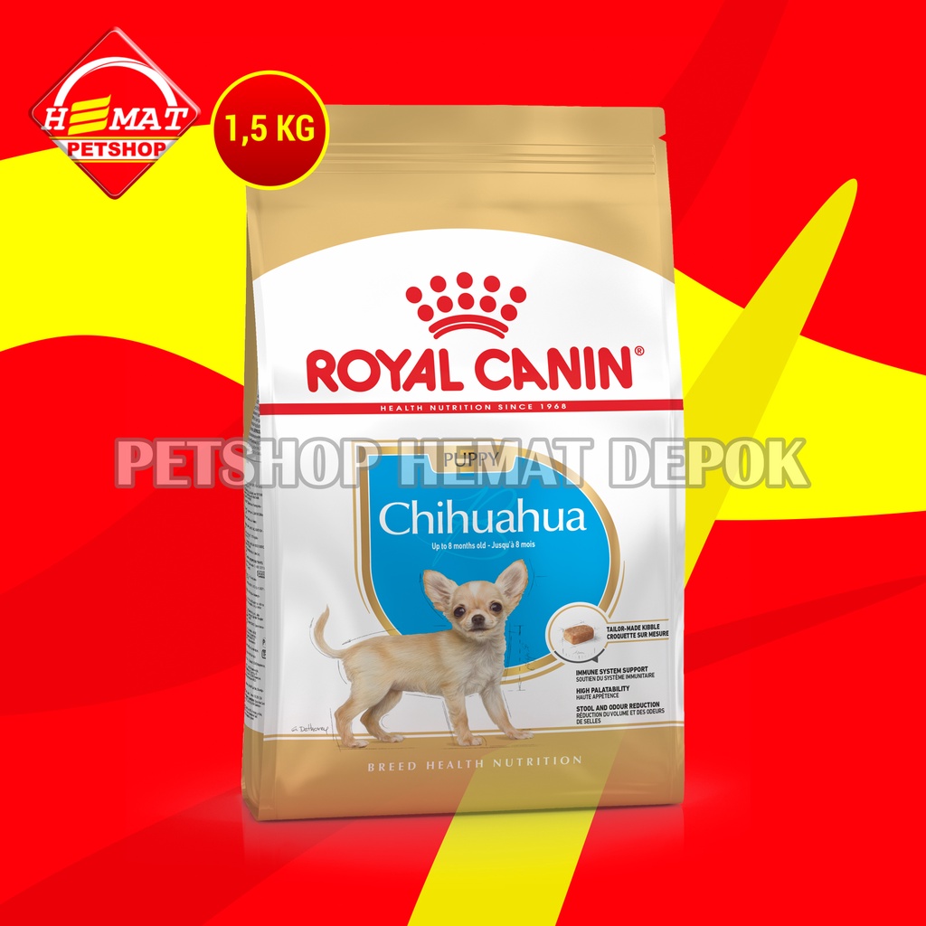 Makanan Anjing Royal Canin Chihuahua Junior 1.5 Kg