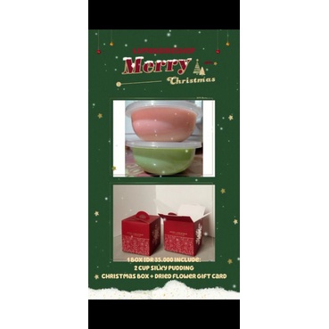 

HAMPERS NATAL SILKY PUDDING 2CUP / CHRISTMAS GIFT / CHRISTMAS HAMPERS BOX