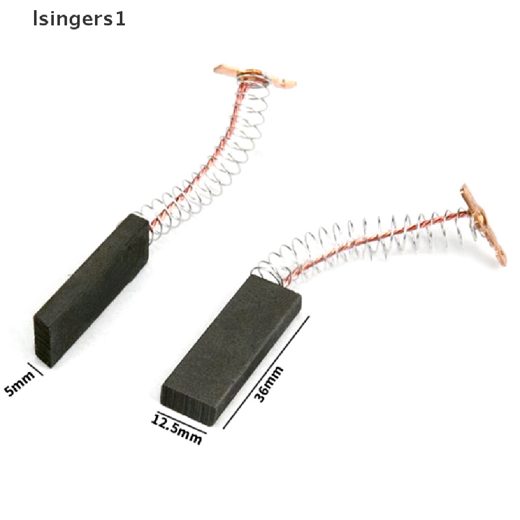 (lsingers1) 1pc Motor Carbon Brush Pengganti 36x12.5x5mm Untuk Mesin Cuci
