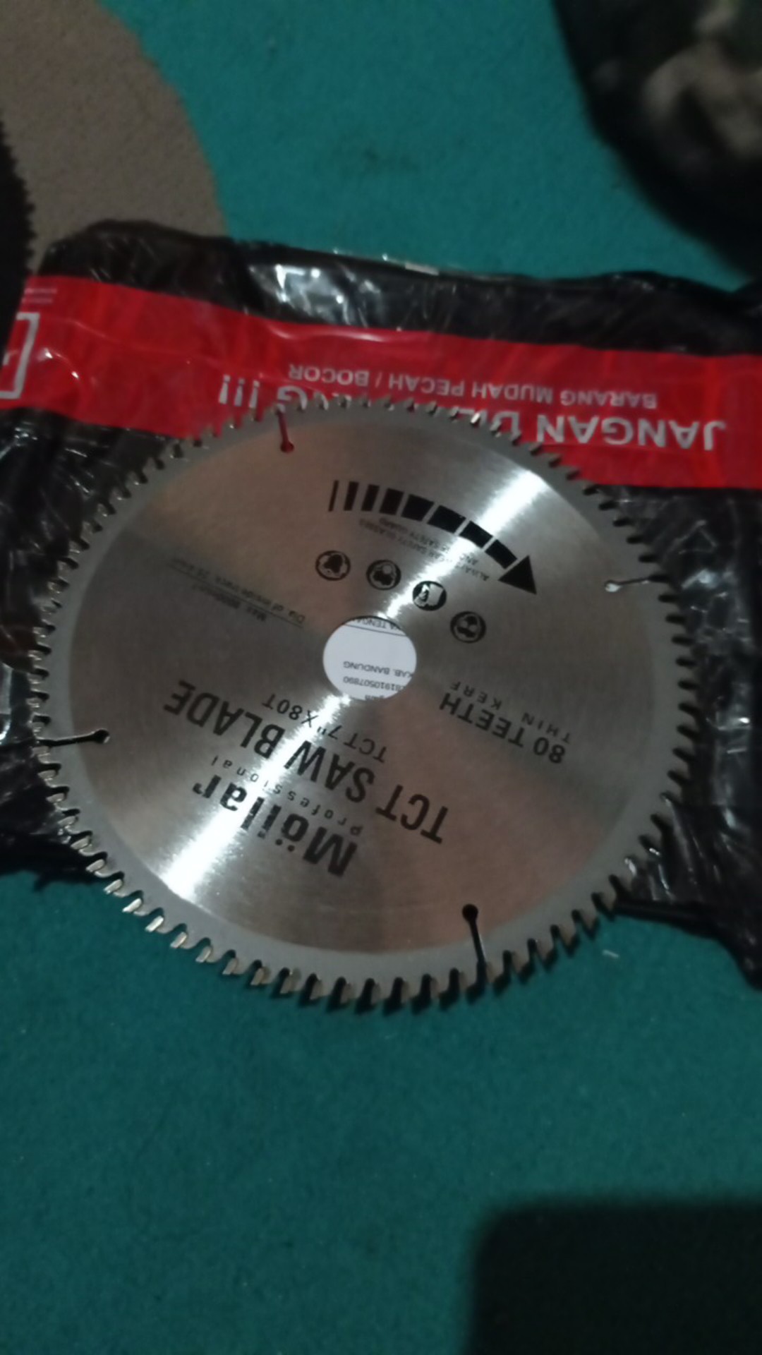 Mata Gergaji Miter Saw 7 Inch 80t Mollar Tct Aluminium Circular Saw Blade