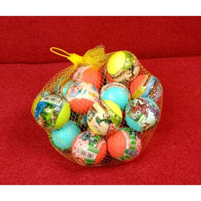 

Mainan bola surprise egg/Ball isi kejutan 20 pcs