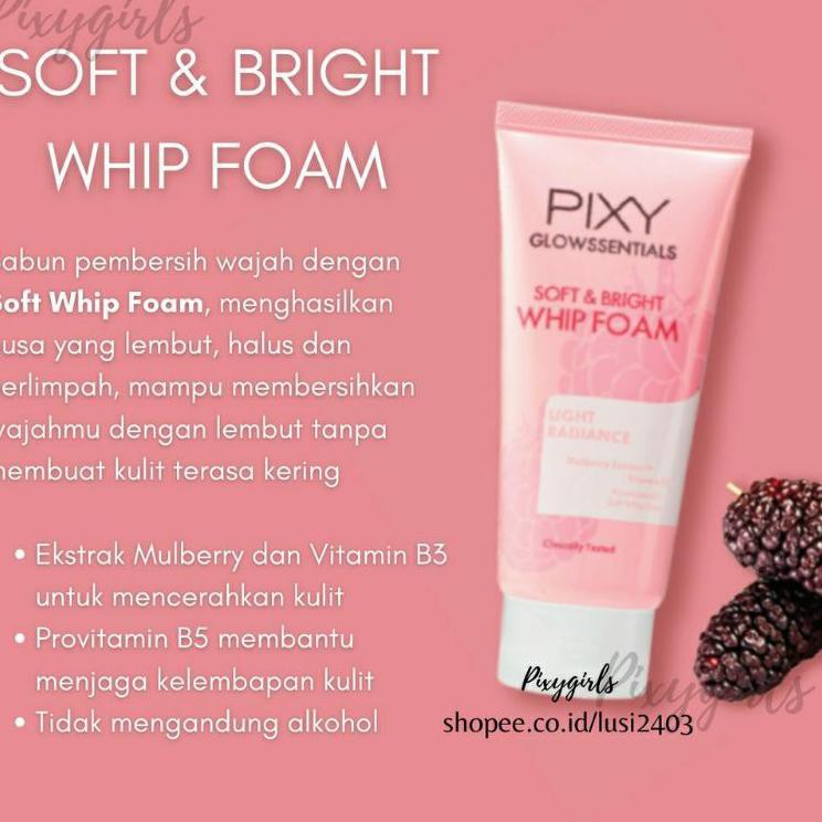 PIXY GLOWSSENTIALS tone bright cream//whip foam//peel of mask//bright mist//clean face wash//moist gel//face mask*