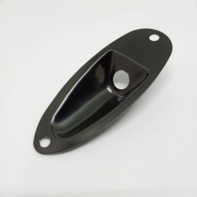 Guitar Jack Plate Stratocaster Black