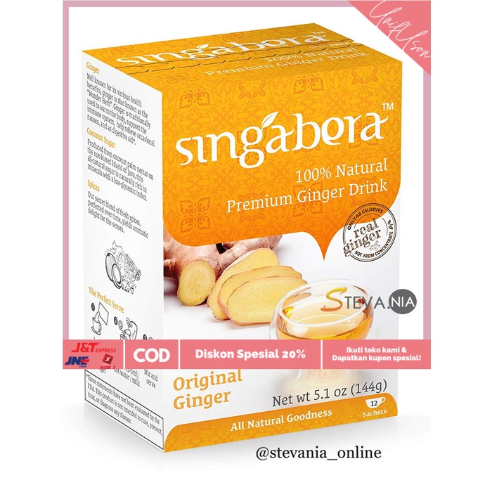 

⭐COD⭐ SINGABERA ORIGINAL GINGER DRINK 12 SACHET