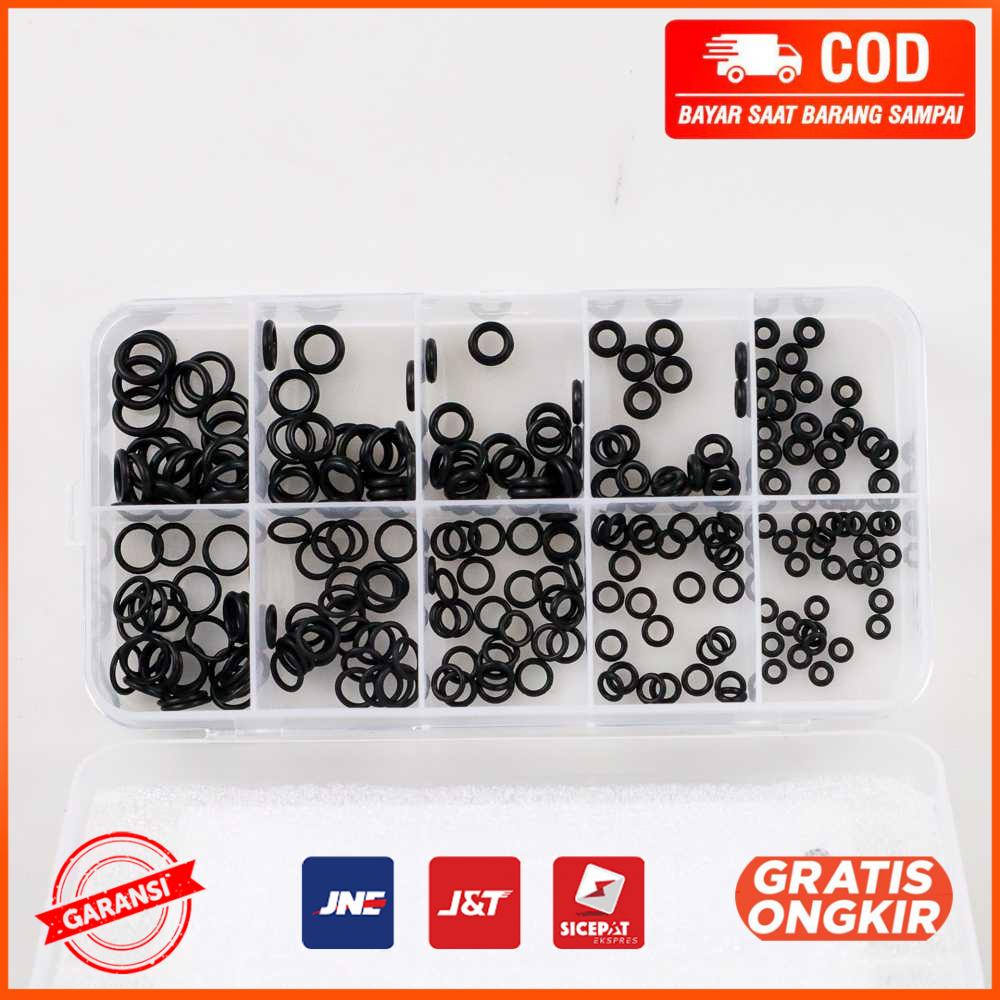 Karet Rubber O Ring Seal Tightening 250pcs