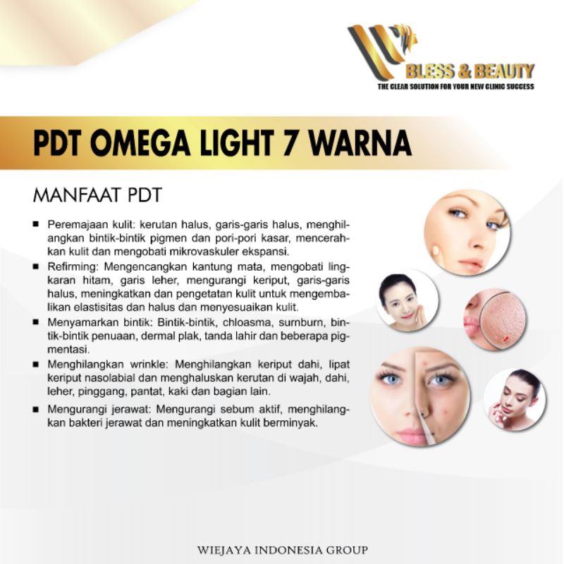 PDT LIGHT MASKER LED OMEGA LIGHT AQUA LIGHT 7 WARNA GARANSI