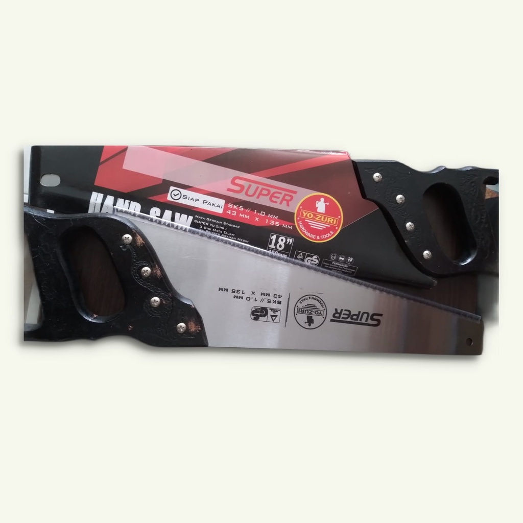 GERGAJI KAYU YOZURI SUPER MERAH