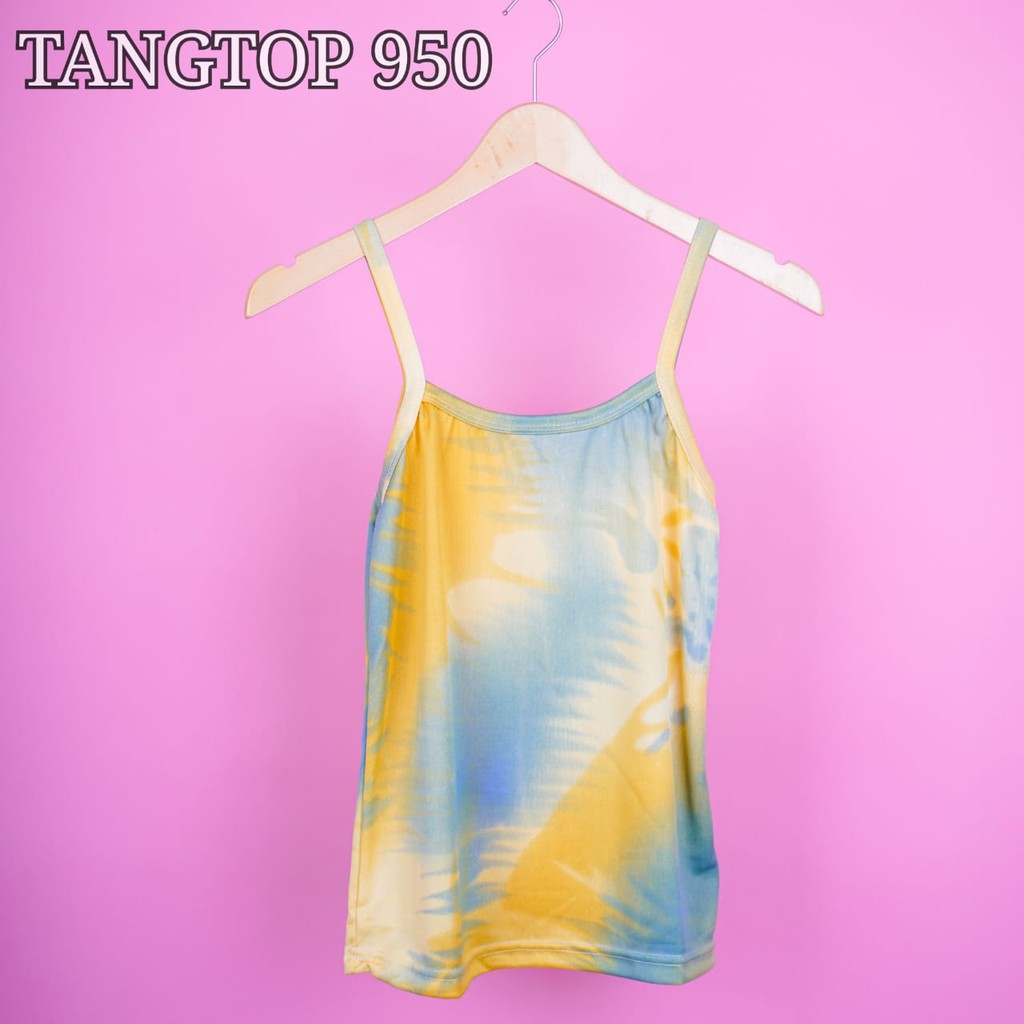 SALE!!! TankTop DECA TDYE / ATASAN WANITA TANGTOP TRIANA TIE DYE TALI KECIL / TANG TOP TALI Spaghetti-TANK  950