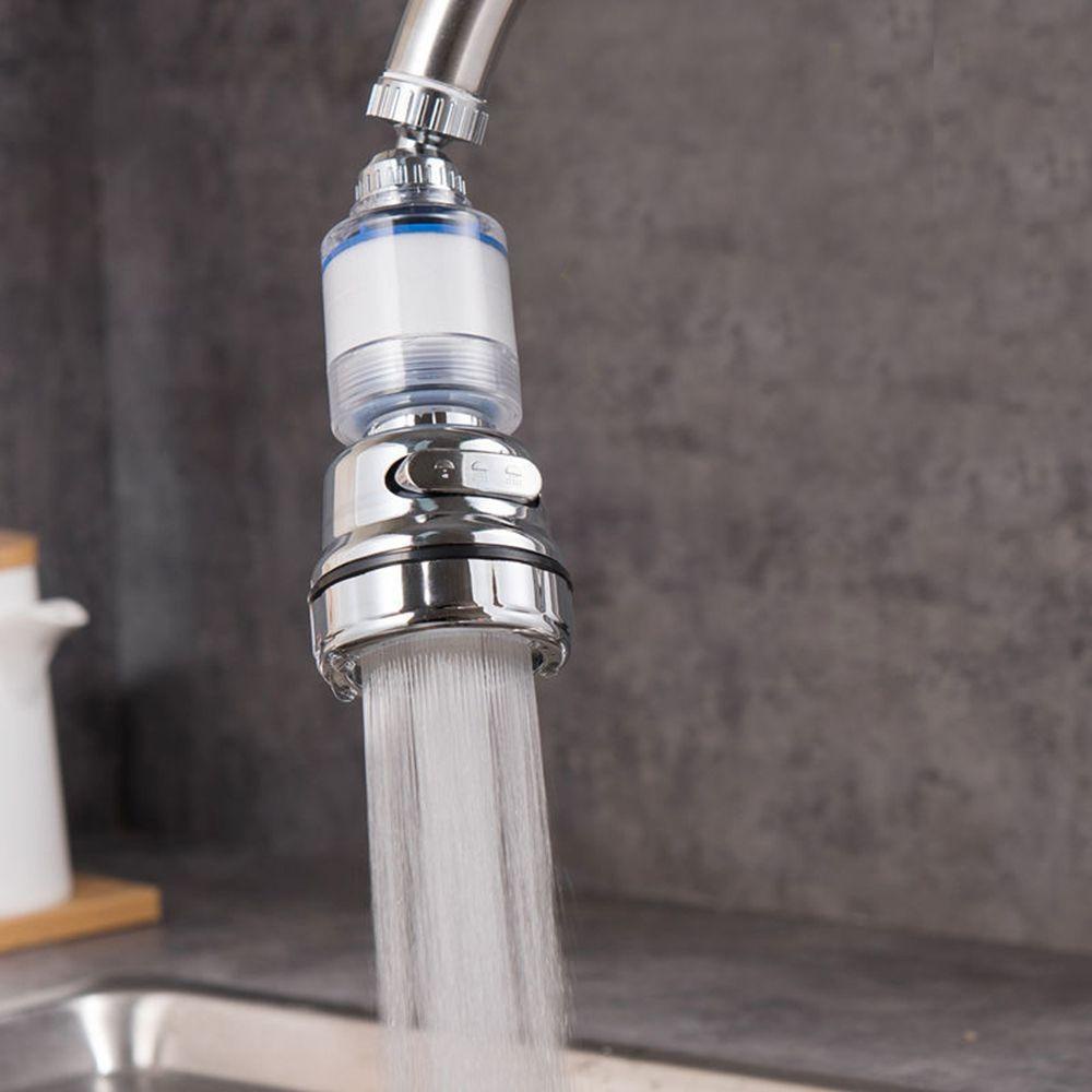 Wonder Swivel Tap Alat Semprot Konektor Hardware Hemat Air360°  Aerator 3mode Kepala Tap