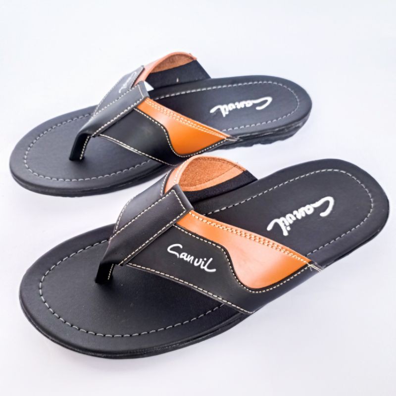 8.8 Mega Shopping Day SANDAL JEPIT PRIA LOKAL MOTIF POLOS