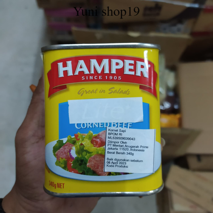 

hamper cornet beef lite 25%LS 340gr