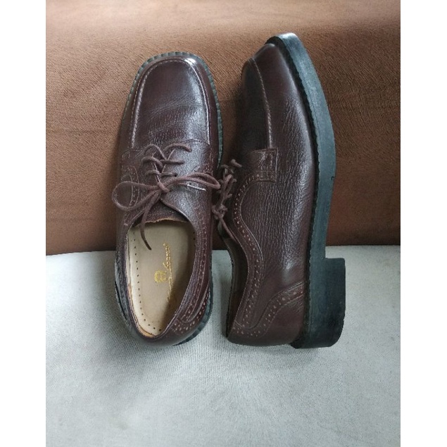 Sepatu Kulit Asli Pria/Preloved Sepatu Vintage Kulit Pria Aigner (Custom)