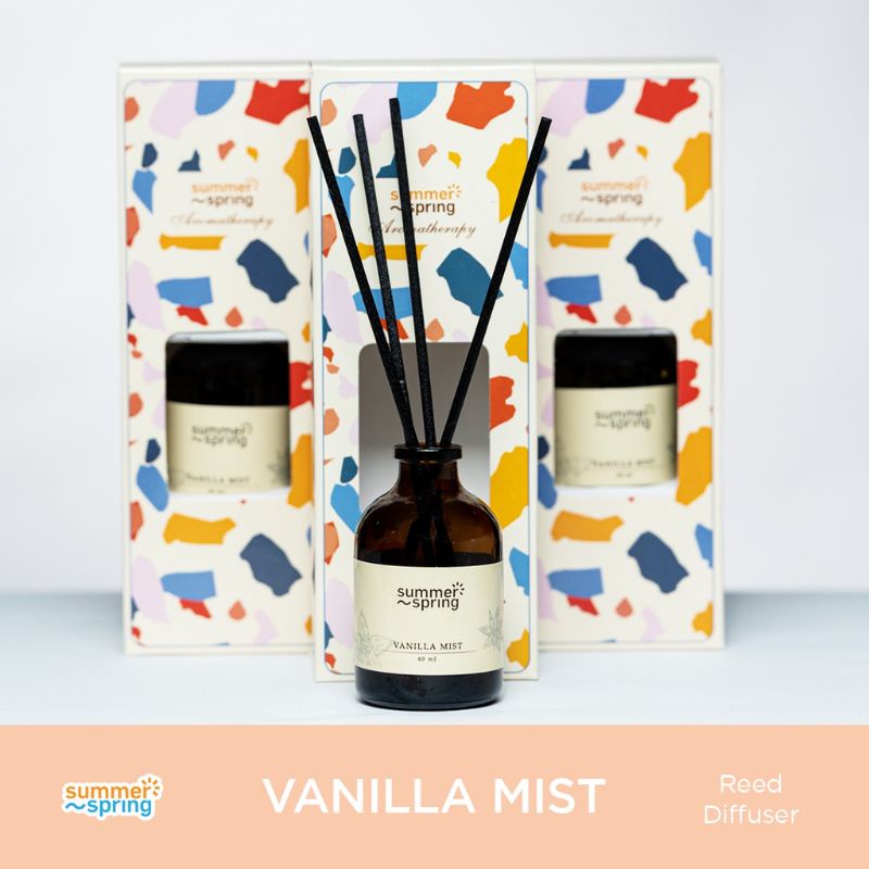 Summer Spring Vanilla Mist Reed Diffuser 40ml