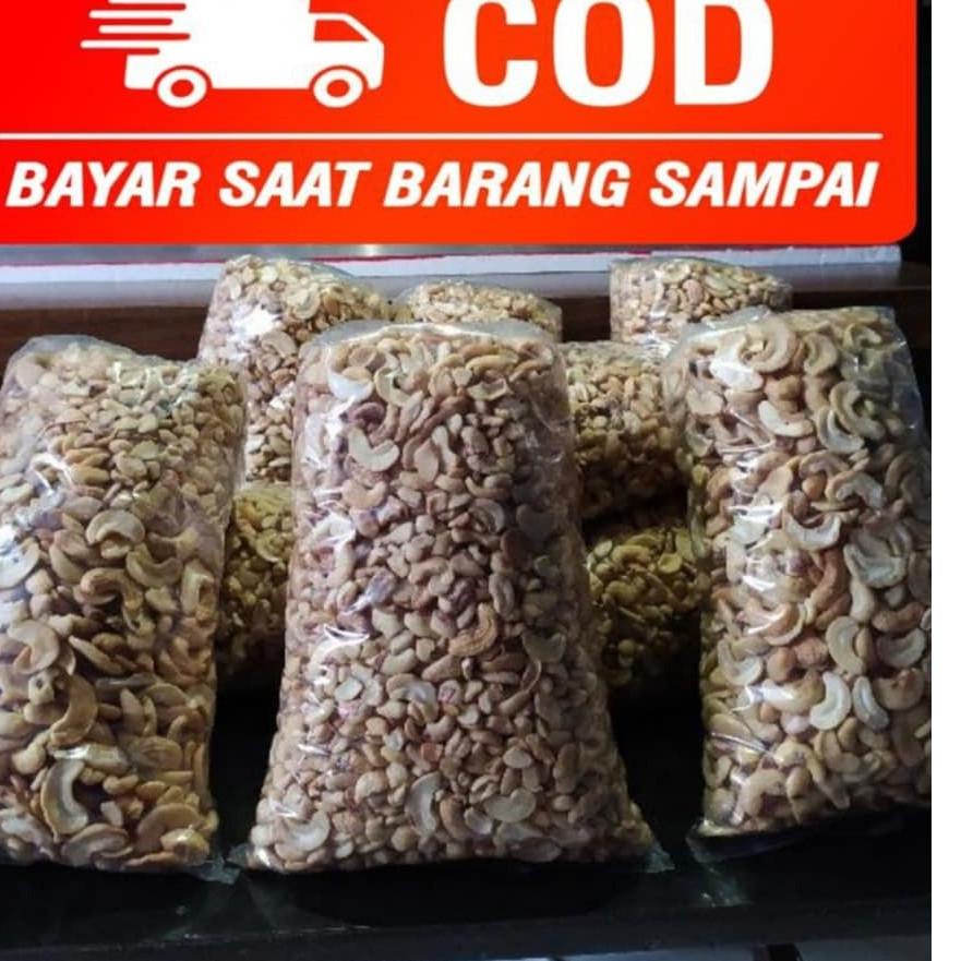 

(zutk -92) kacang mede patahan/pecah termurah 1kg mentah ☁ 45