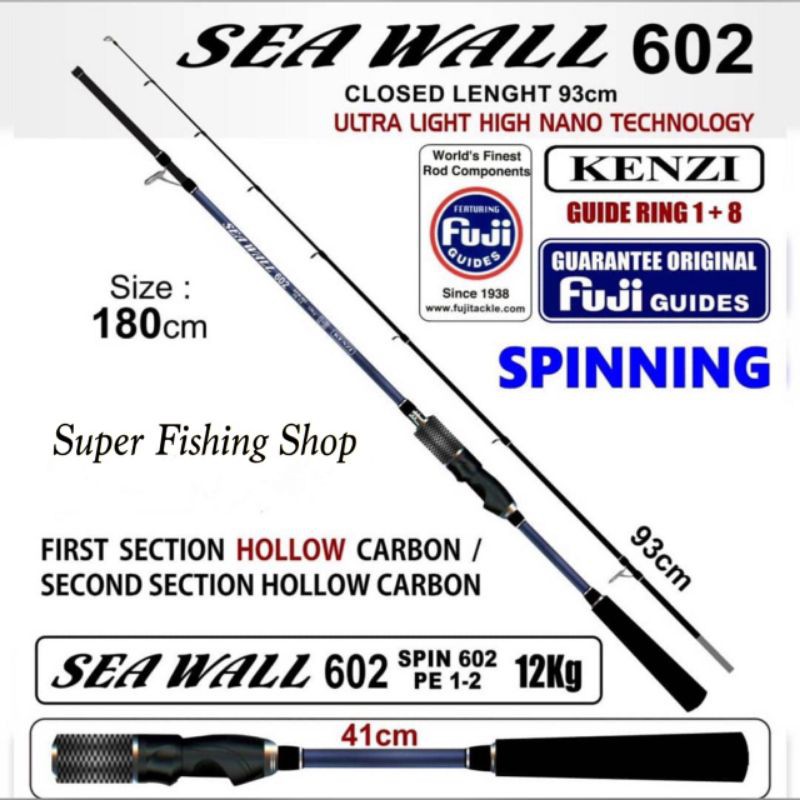 Joran Kenzi Sea Wall 180cm Ring Fuji