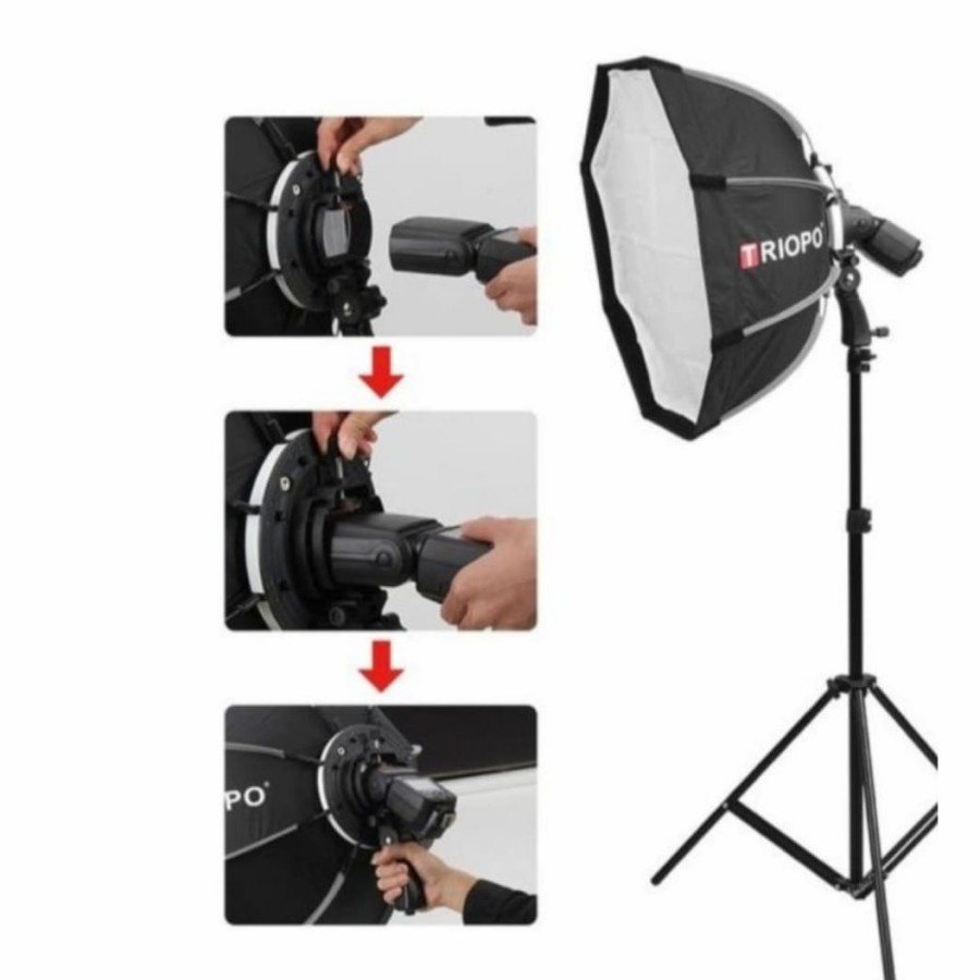 SOFTBOX SPEEDLITE TRIOPO OCTAGONAL KS90