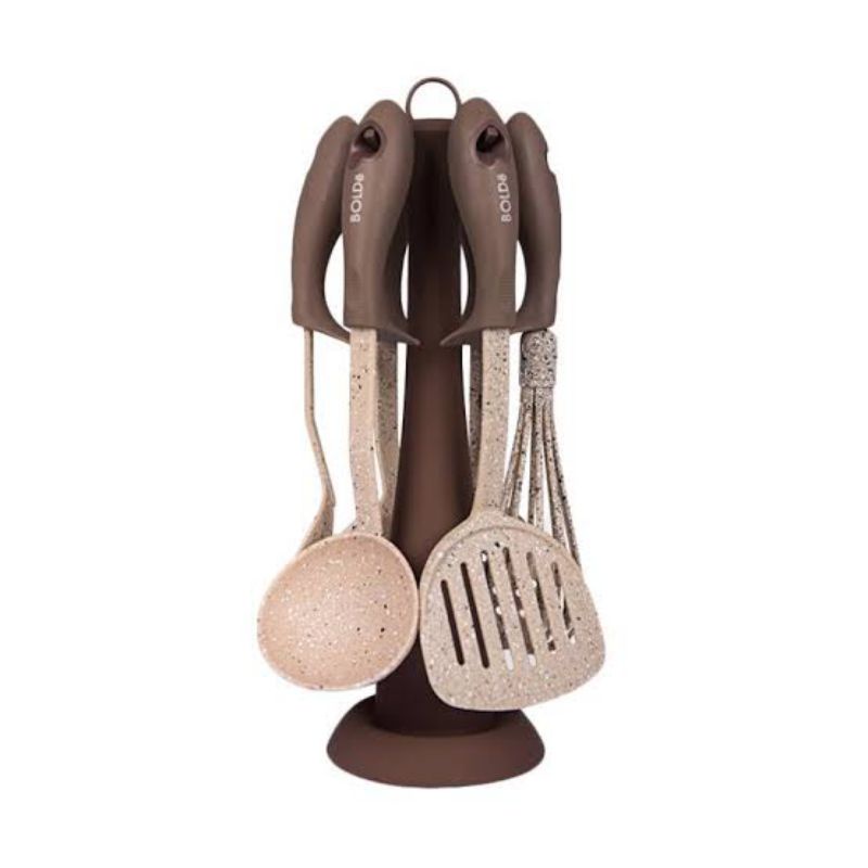 SPATULA SET Bolde 7 Pcs Bolde Super Utensil Set Spatula Bolde Original Sutil Bolde Sodet