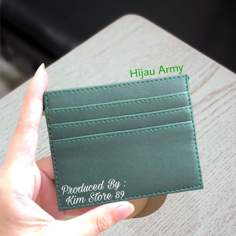 Dompet Kartu Card Holder 6 Slot + 1 Slot Uang, SLIM MINI Murah Meriah