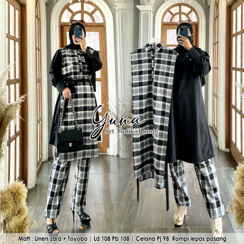 Dress Set New Yuna/Kekinian/Muslim/Pesta/Dres/