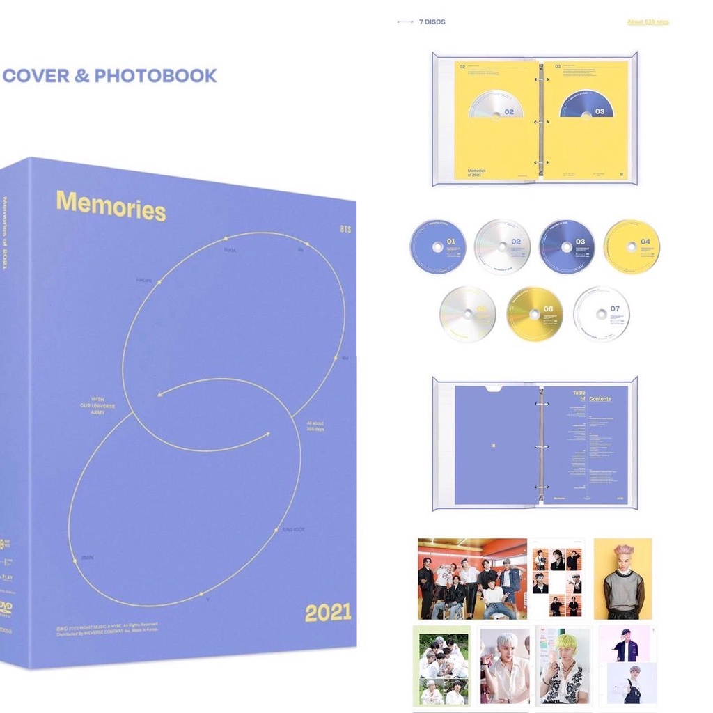 SHARING BTS MEMORIES 2021 (DVD) - RPC DVD MEMO 2021 SUGA