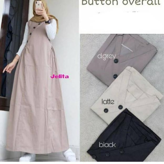 Asli / ori(sinal) BUTTON OVERALL // OVERALL WANITA // OVERALL KATUN // OVERALL  // OVERALL MUSLIM .: