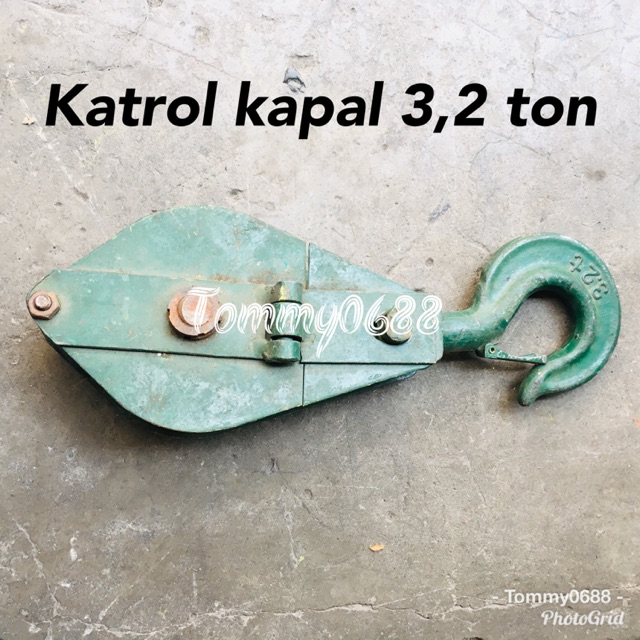 KATROL KAPAL SINGLE 3,2 TON UNTUK SELING / CABLE DAN TAMBANG. KEREKAN KAPAL UKURAN 3,2 TON