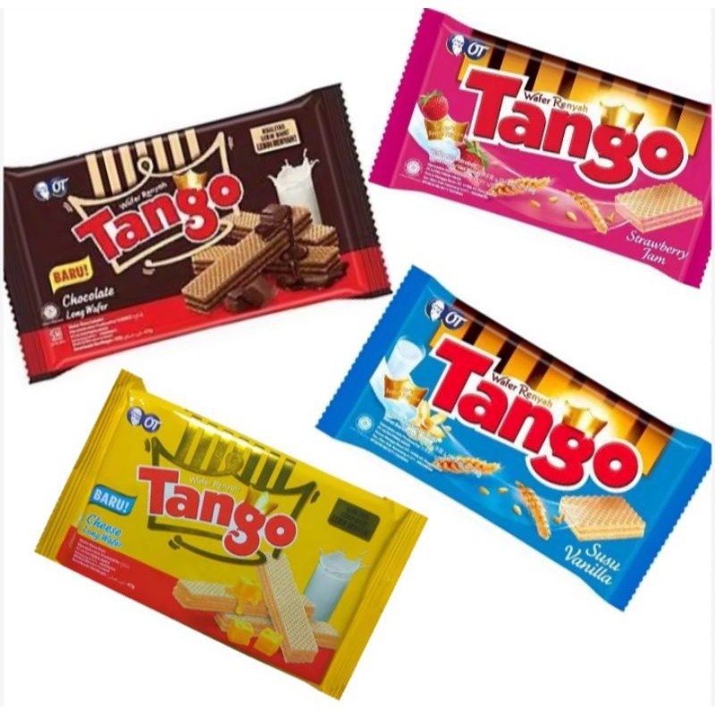 

TANGO WAFER 35 GRAM MAKANAN RINGAN RASA COKELAT KEJU STRAWBERRY SNACK CEMILAN PARCEL ULANG TAHUN