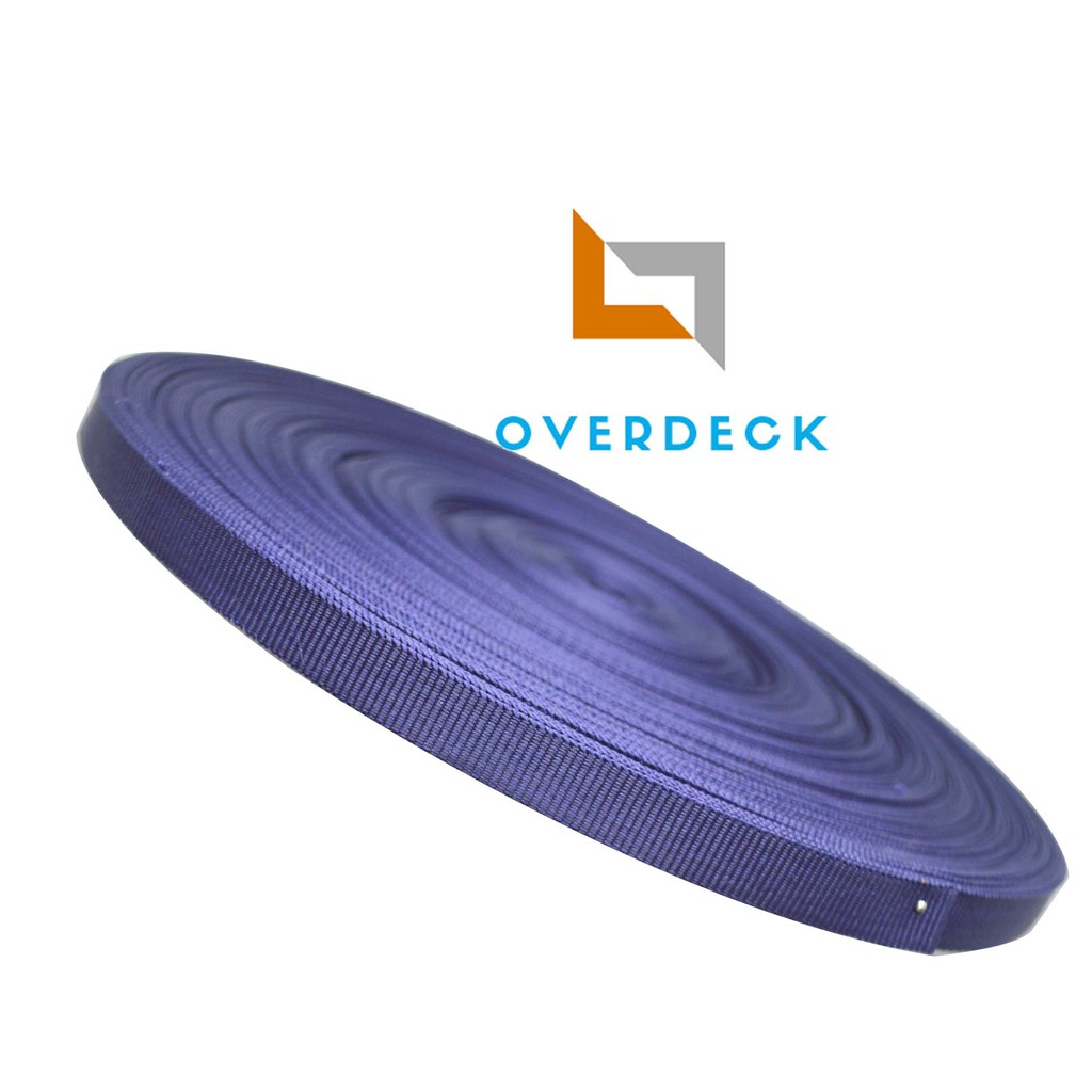 

45 METER TALI WEBBING TALI STRAP 1.2 CM - PCR V 12 BIRU NAVY