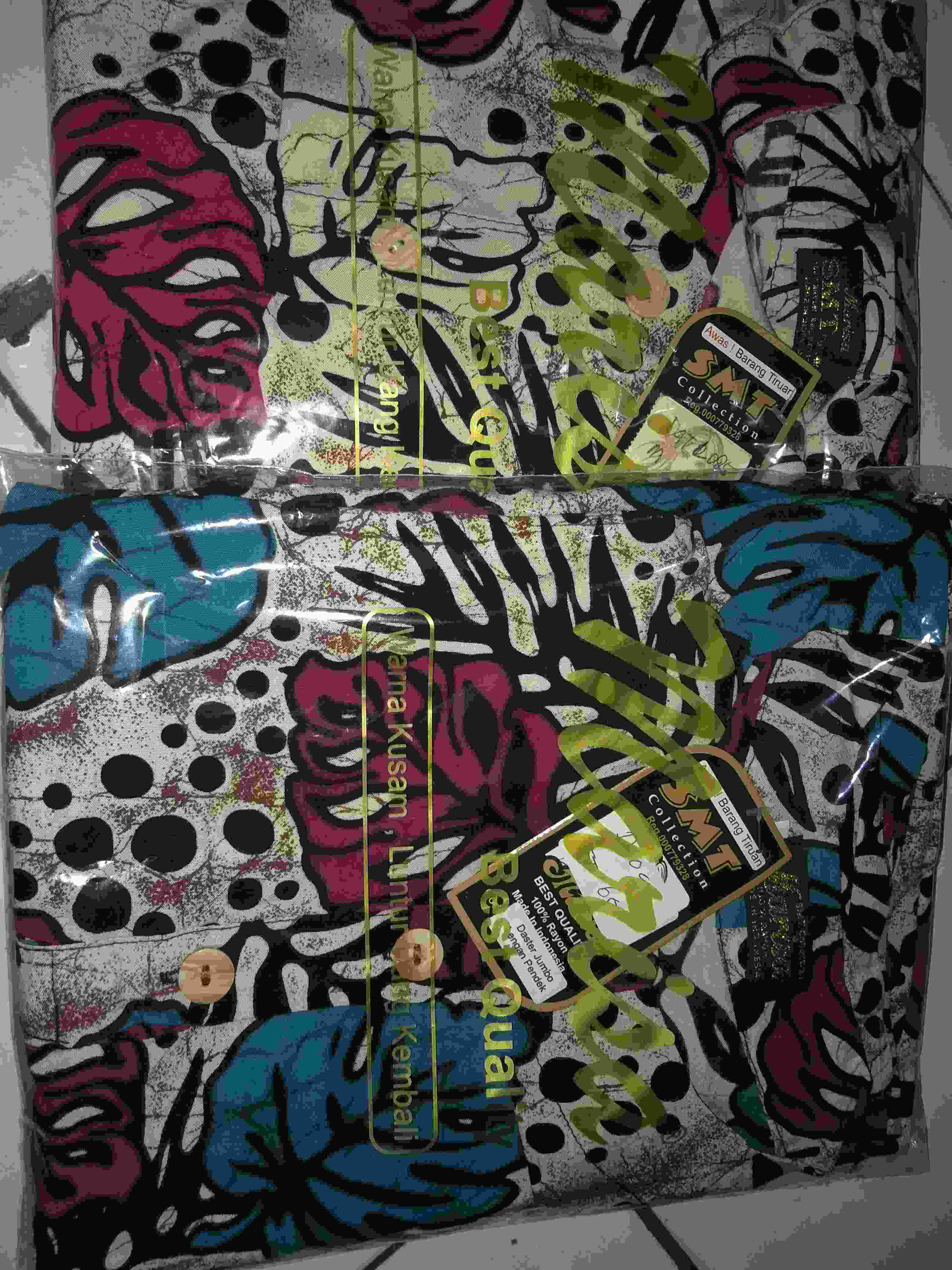 Baju Daster Batik Solo Tanpa Lengan