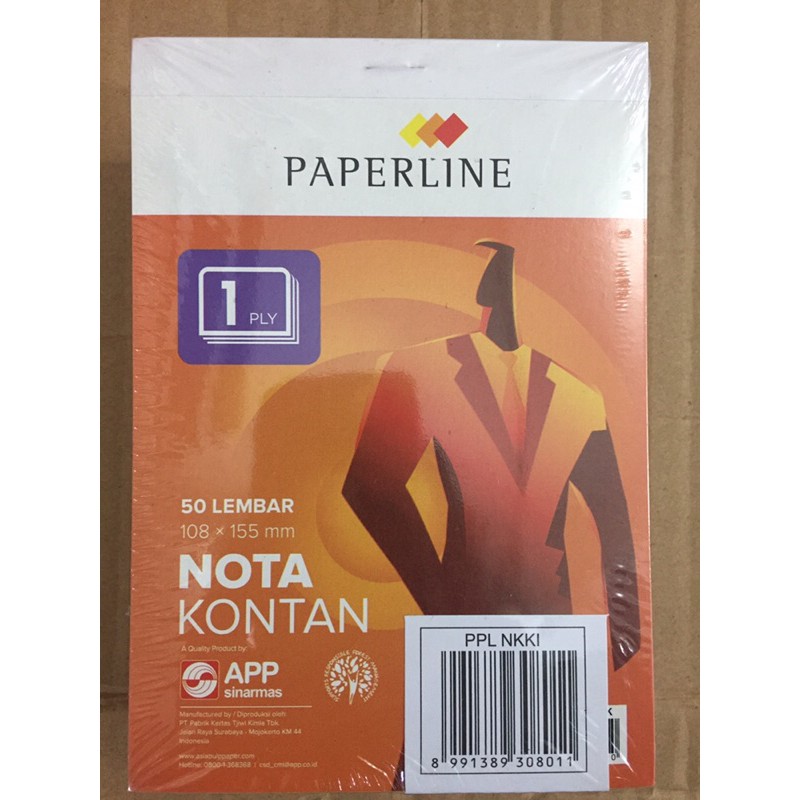 

Nota kontan kecil 1 ply K1 Paperline