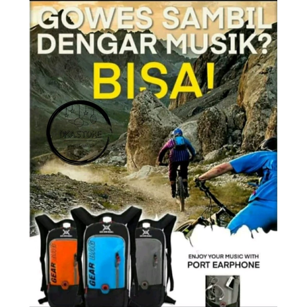 Tas Ransel Sepeda MTB / Tas Sepeda Gunung/Tas Hydropack SepedaTas Ransel Sepeda Gearbag