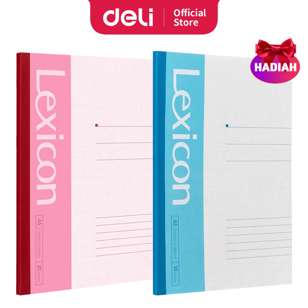 

(Buy 1 Get 1)Deli Buku teks dengan ujung bentuk Spiral A5 40 halaman 4 pola 7651