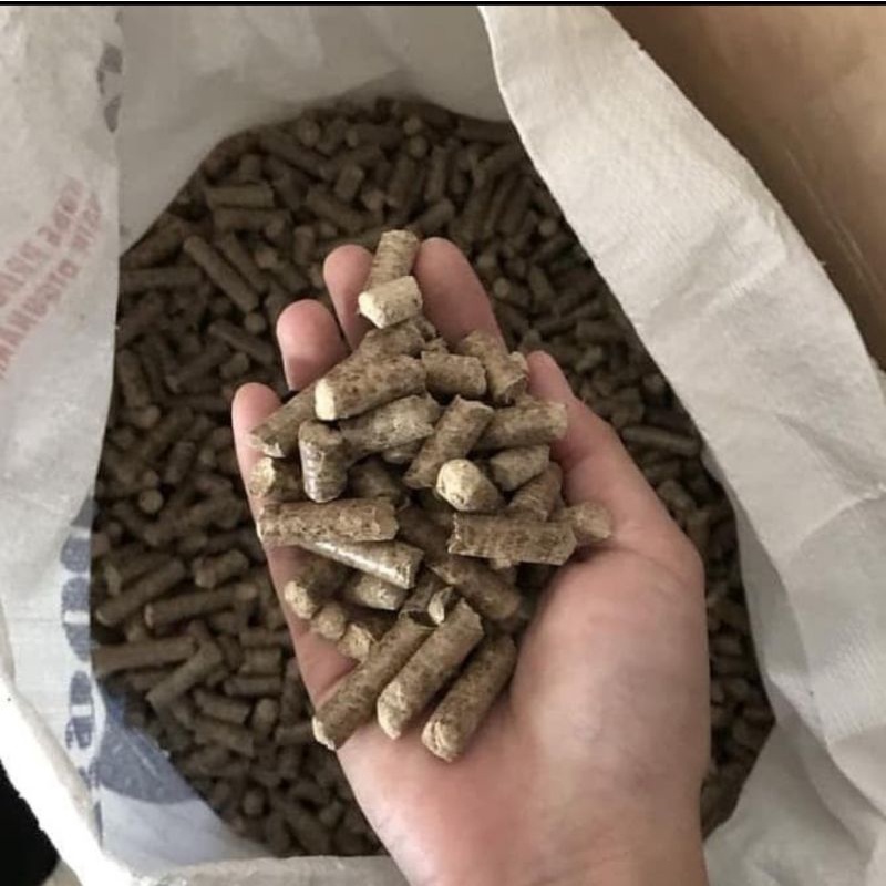 Cottontail Wood Pellet 1KG / Pelet Kayu / Alas Kandang Kucing Kelinci 1Kg