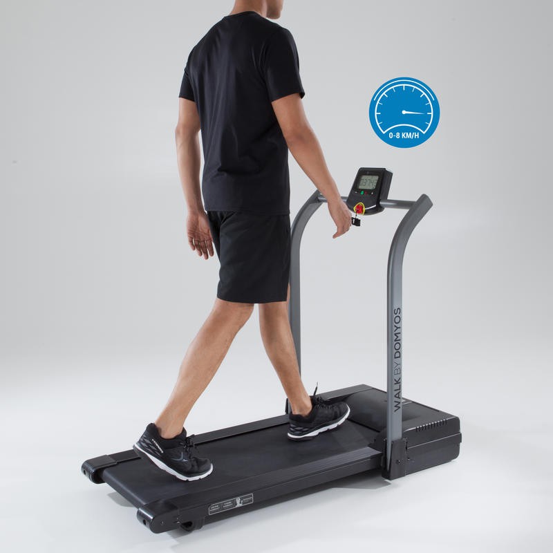 DOMYOS Treadmill Walking Pad Olahraga Di Rumah 8km/jam