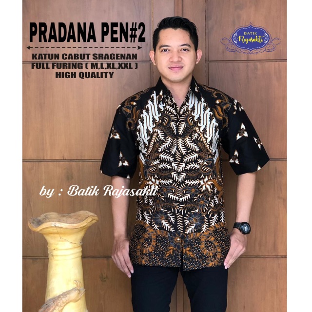 Batik PRADANA PEN#2 Katun Cabut Sragenan Full Furing Termurah