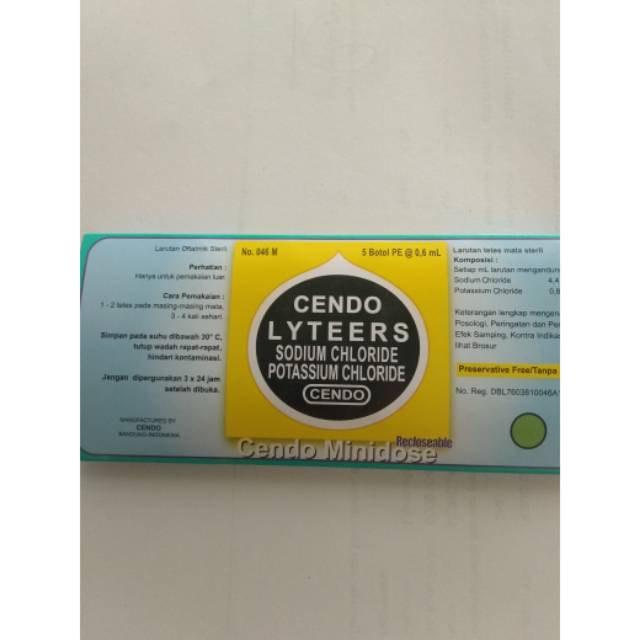 Promo Obat Cendo Lyteers Minidoze Mdz