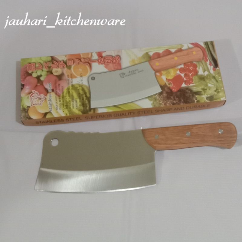pisau daging stainless tebal