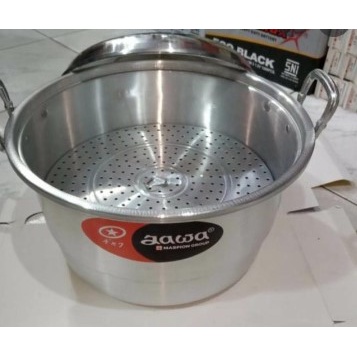 Panci dandang steamer  masak KUKUS / langseng ekonomi dan jawa + saringan