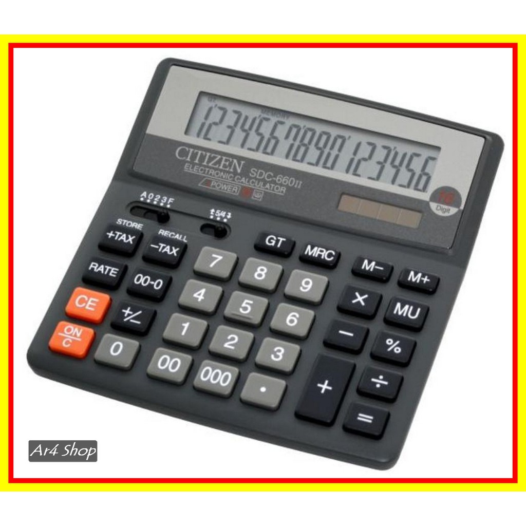 

Calculator - Citizen - Sdc -660Ii