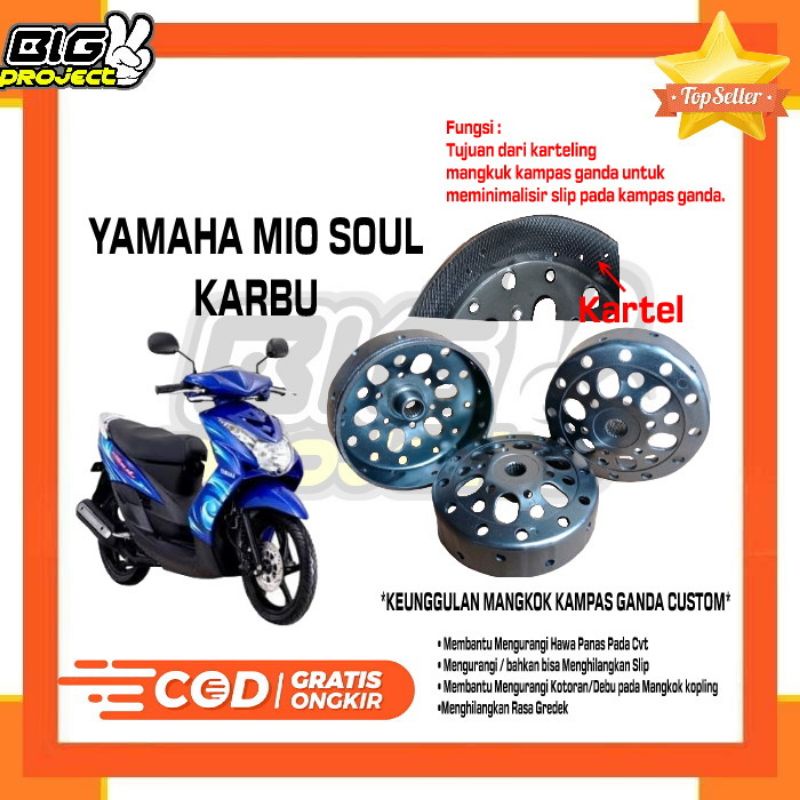MANGKOK KAMPAS GANDA CUSTOM BOLONG KARTEL MIO SOUL / MANGKOK KAMPAS GANDA MIO SOUL