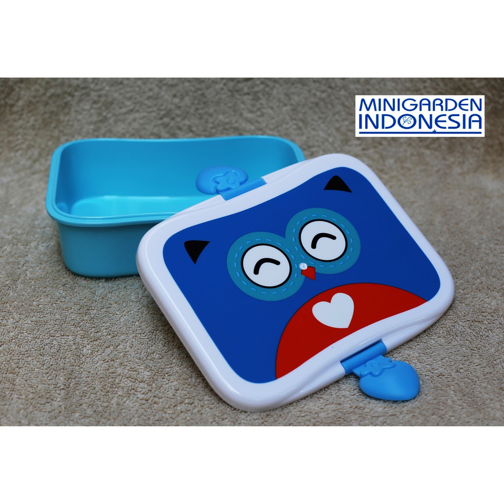 Lunch box karakter 17x13x6 cm kotak makan / roti / kue MGI KADO  451