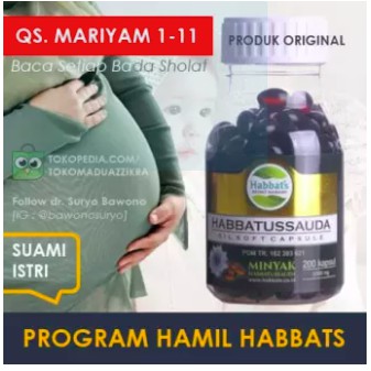 HABBATS PROMIL / Habbatussauda Oil Soft Capsule Promil / Penyubur Kandungan
