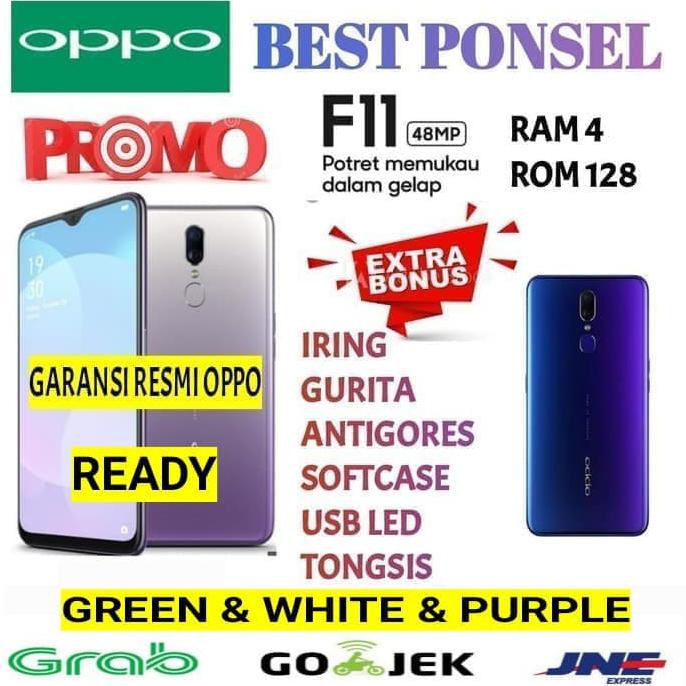 OPPO F11 RAM 4/128GB GARANSI RESMI OPPO INDONESIA