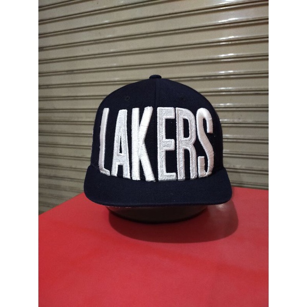 Topi NBA Lakers Visor Pendek/sepeda Second